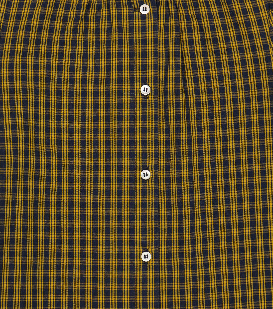 Brunella checked cotton blouse | Bonpoint