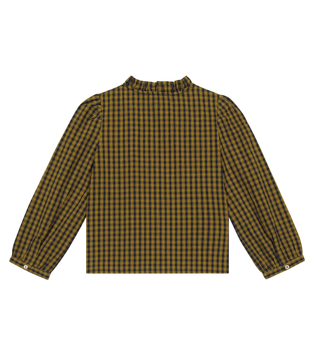 Brunella checked cotton blouse | Bonpoint