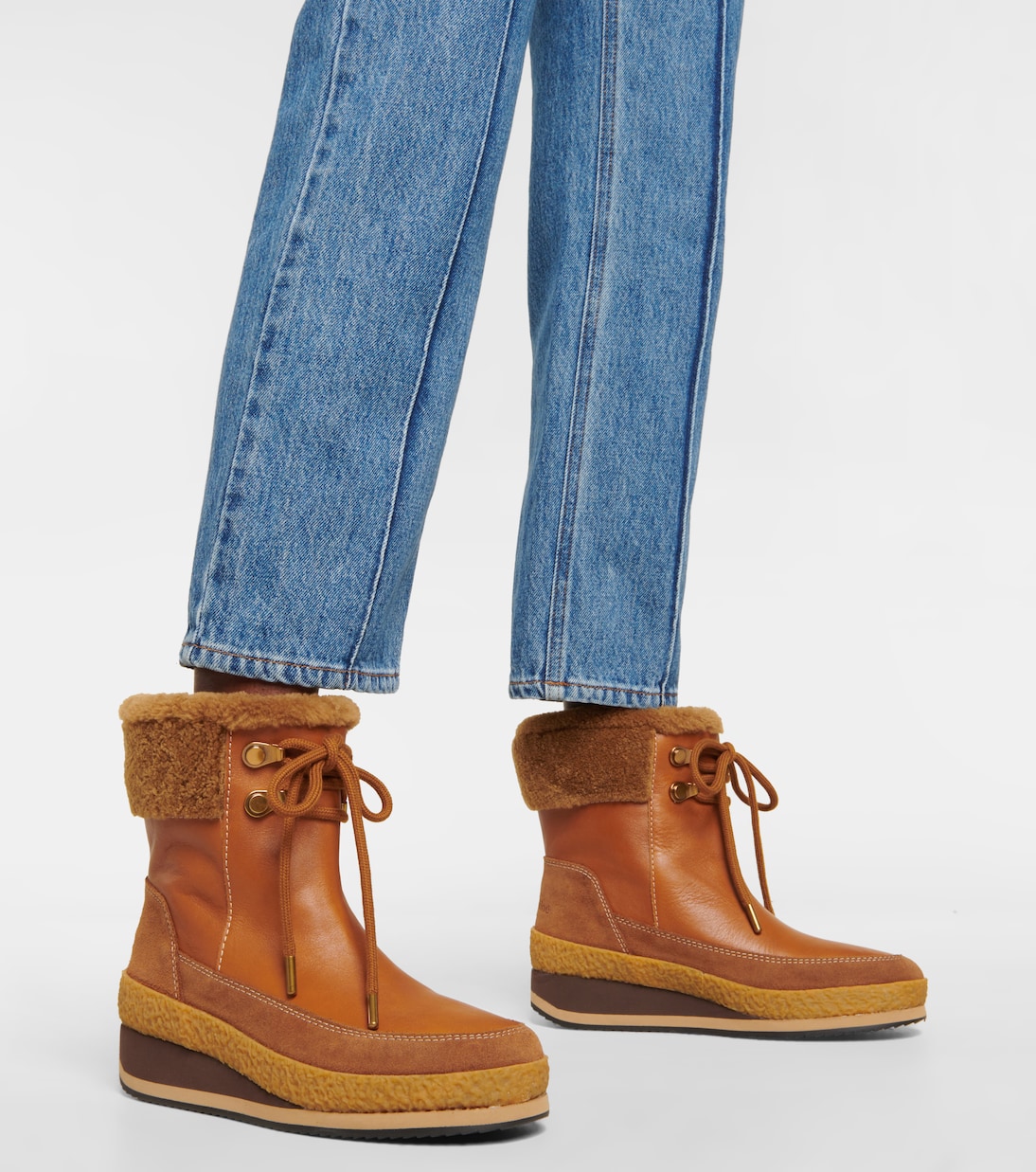 Cameron leather ankle boots | See By Chloé