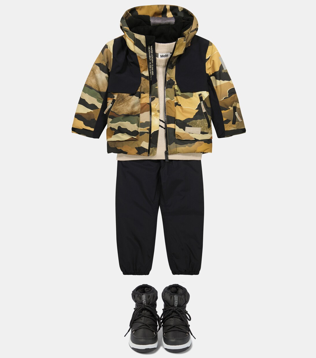 Alpine camouflage ski jacket | Molo