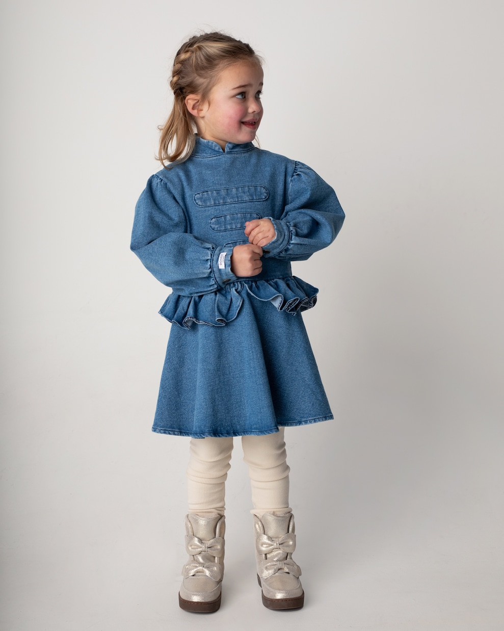 Isa 메탈릭 레더 부츠 | Donsje