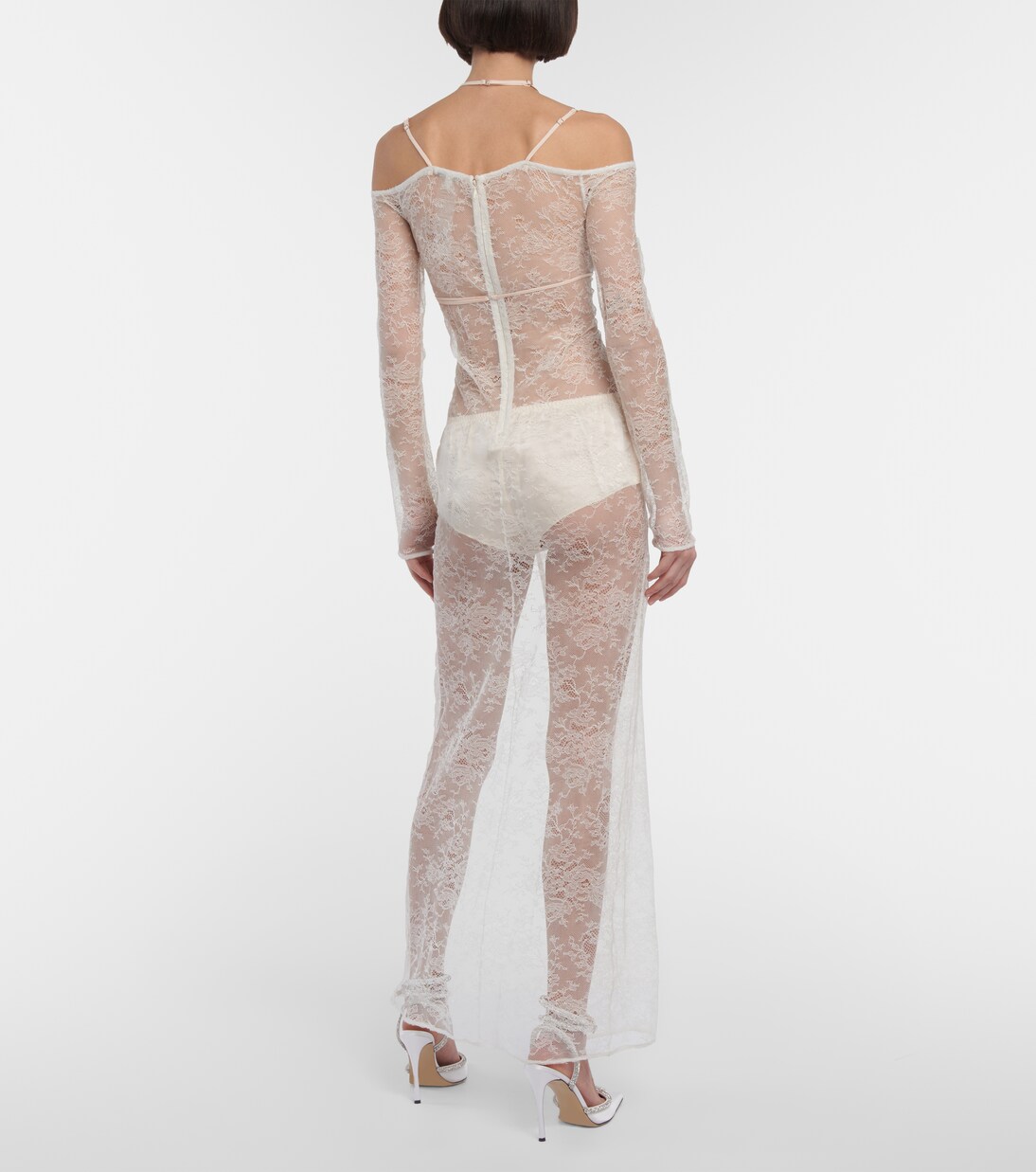 Robe de mariée en dentelle | Nensi Dojaka