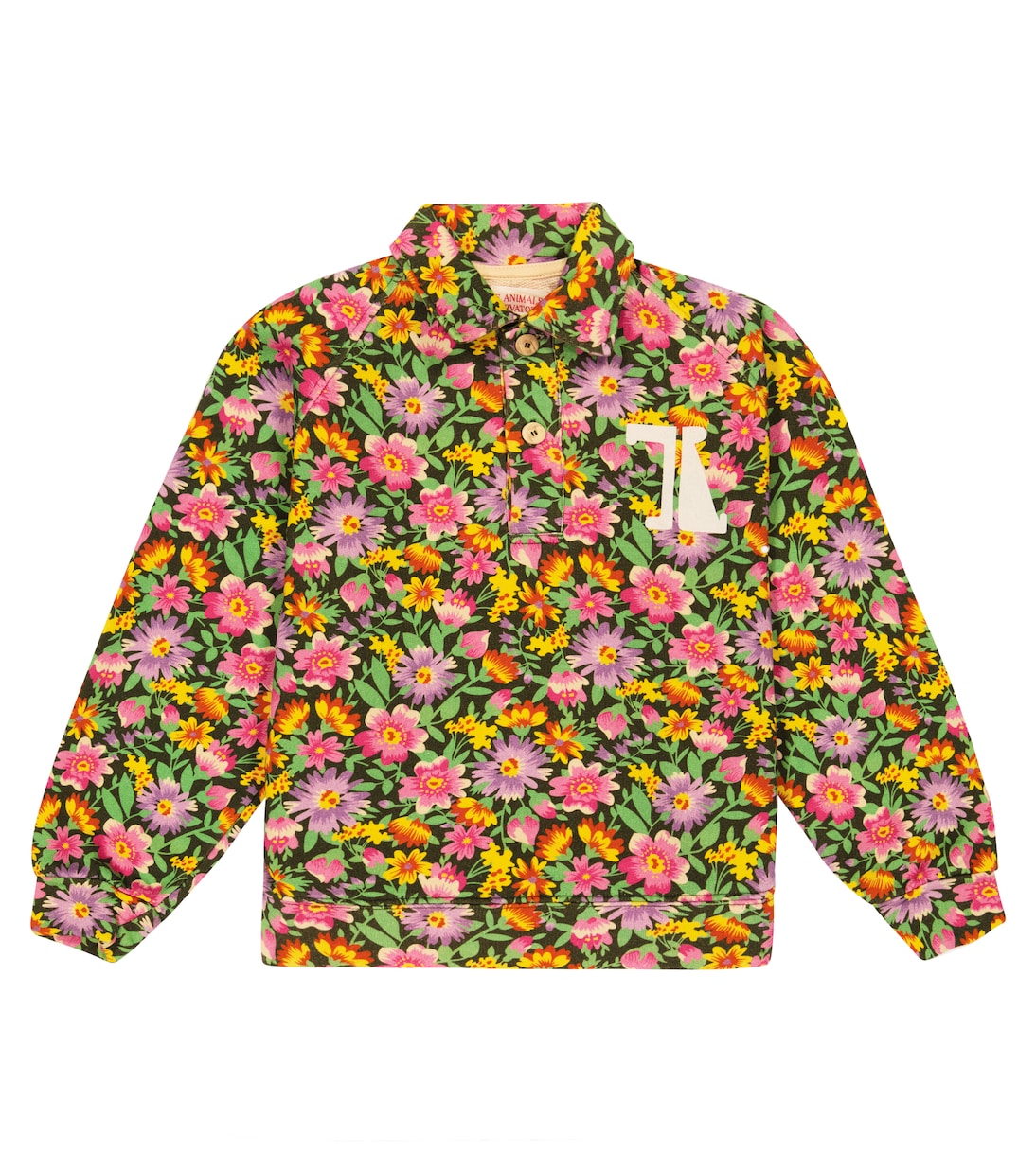 Seahorse floral cotton sweater | The Animals Observatory