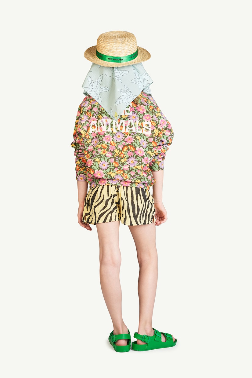 Seahorse floral cotton sweater | The Animals Observatory