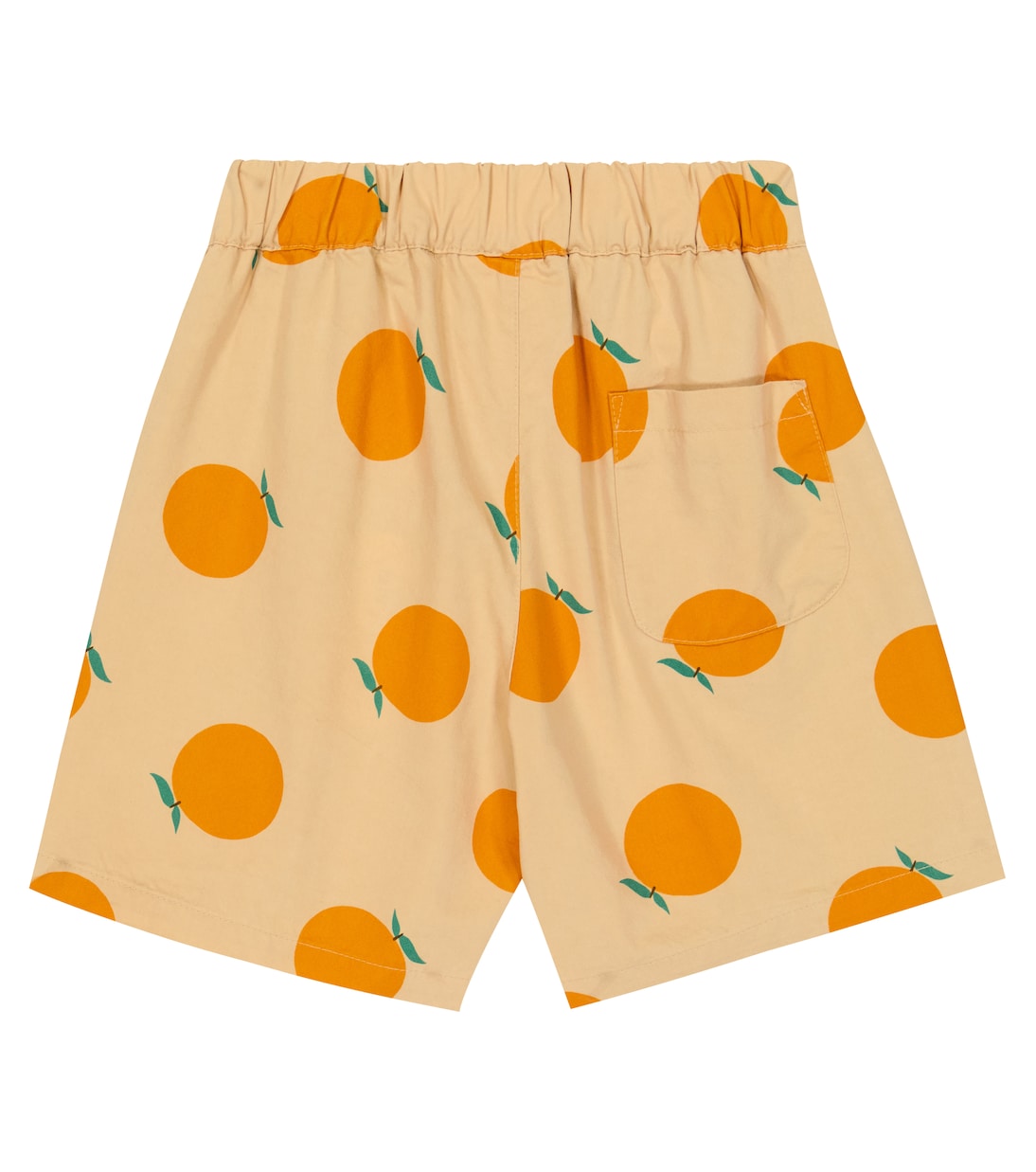 Orange Pintuck shorts | Jellymallow