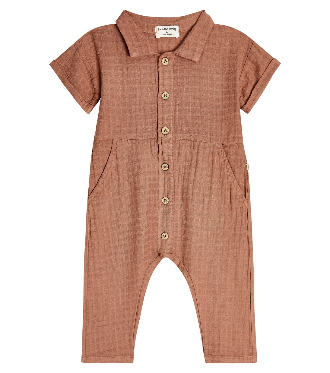 Baby Carlota cotton crêpe playsuit | 1 + in the Family