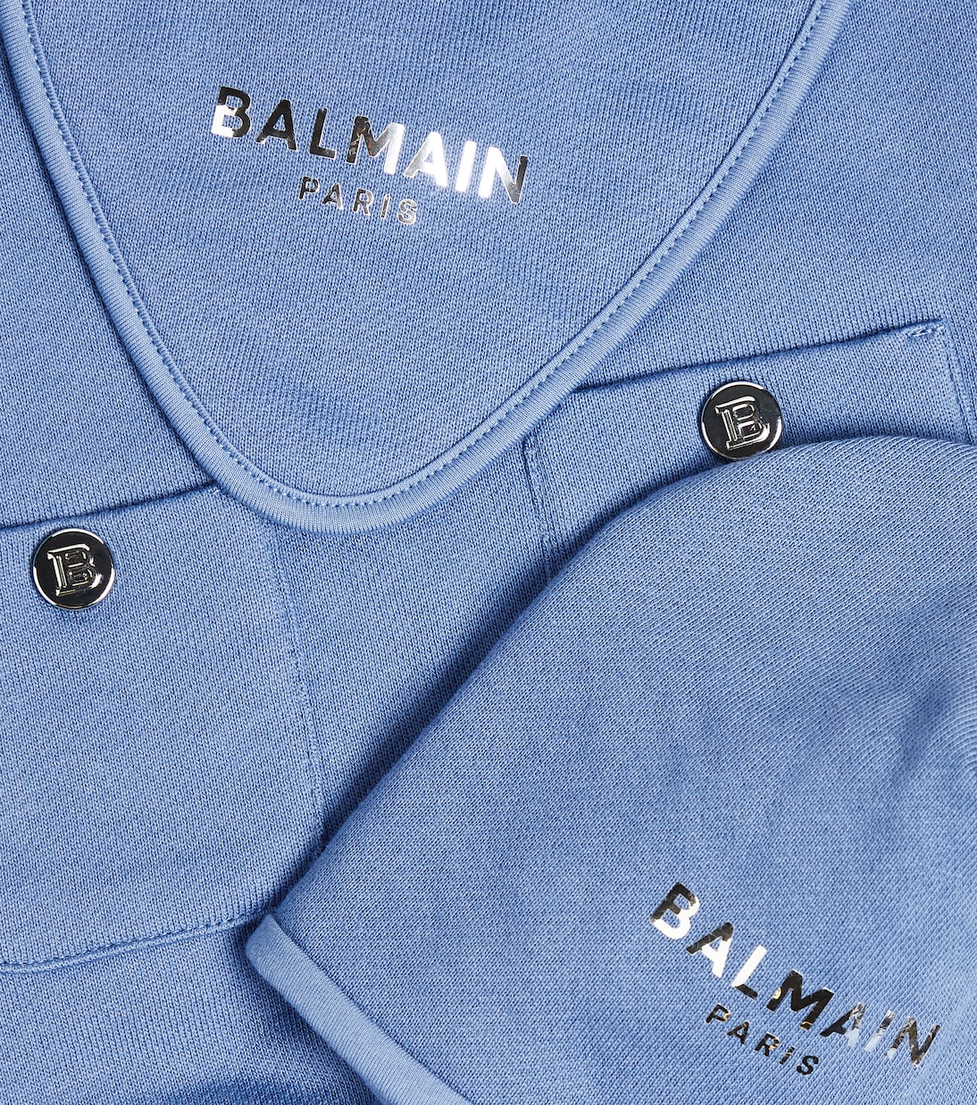 Baby Set aus Strampler, Mütze und Lätzchen | Balmain Kids