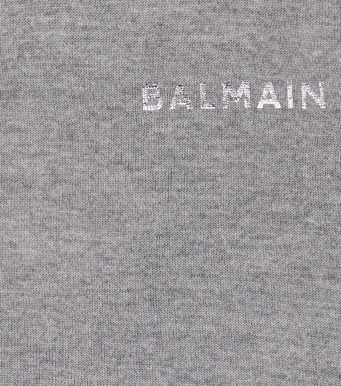 Logo knitted wool sweater | Balmain Kids