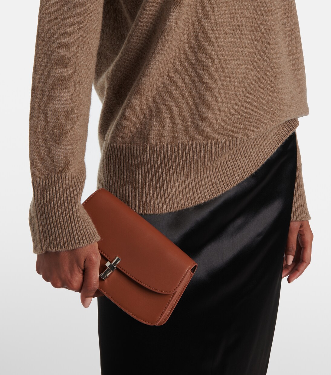 Sofia leather crossbody bag | The Row