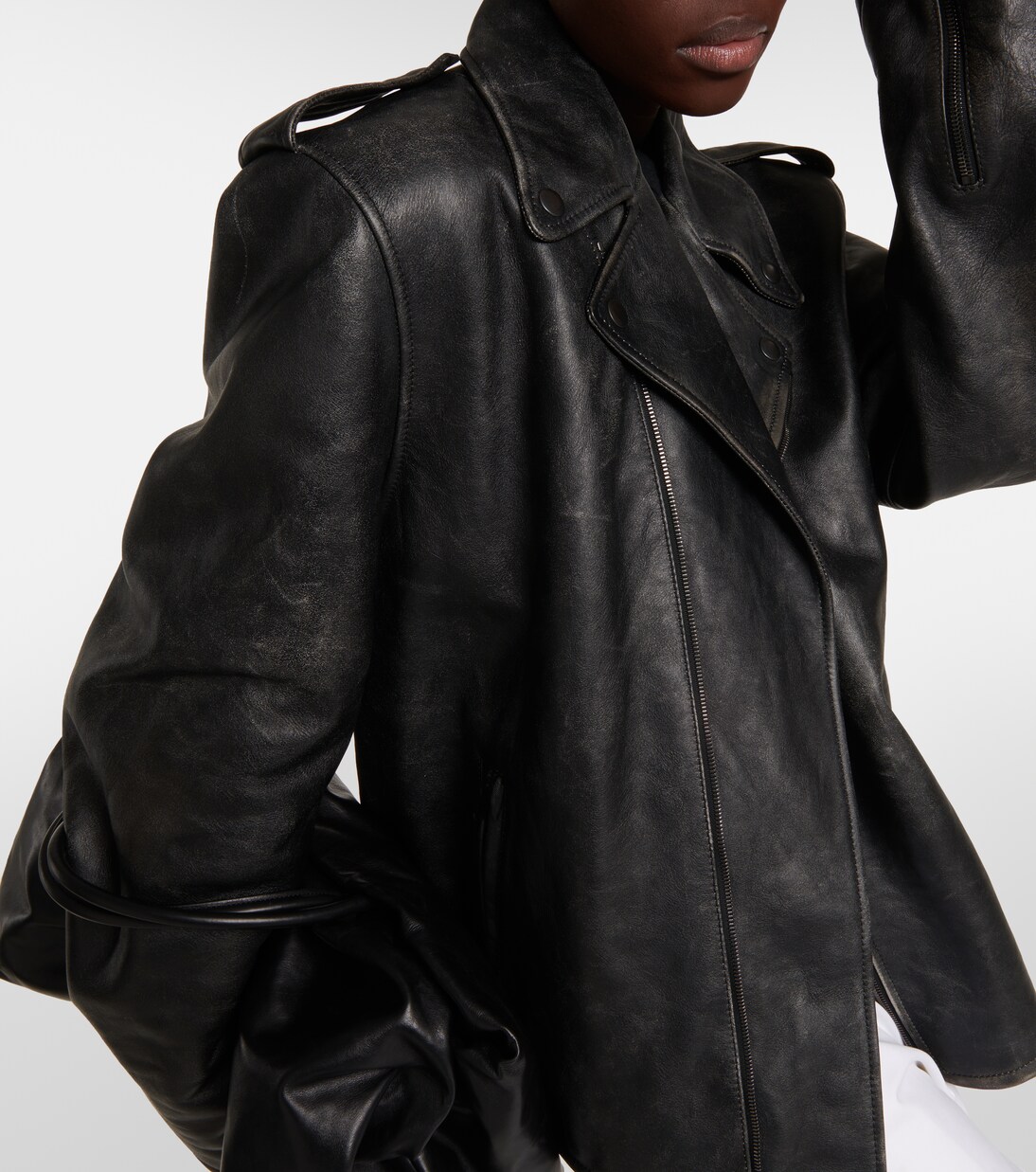 Catilina leather biker jacket | The Row