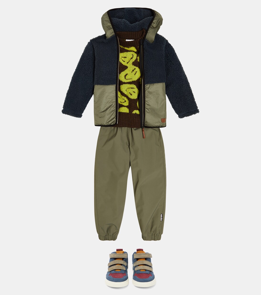 Bello intarsia wool-blend sweater | Molo