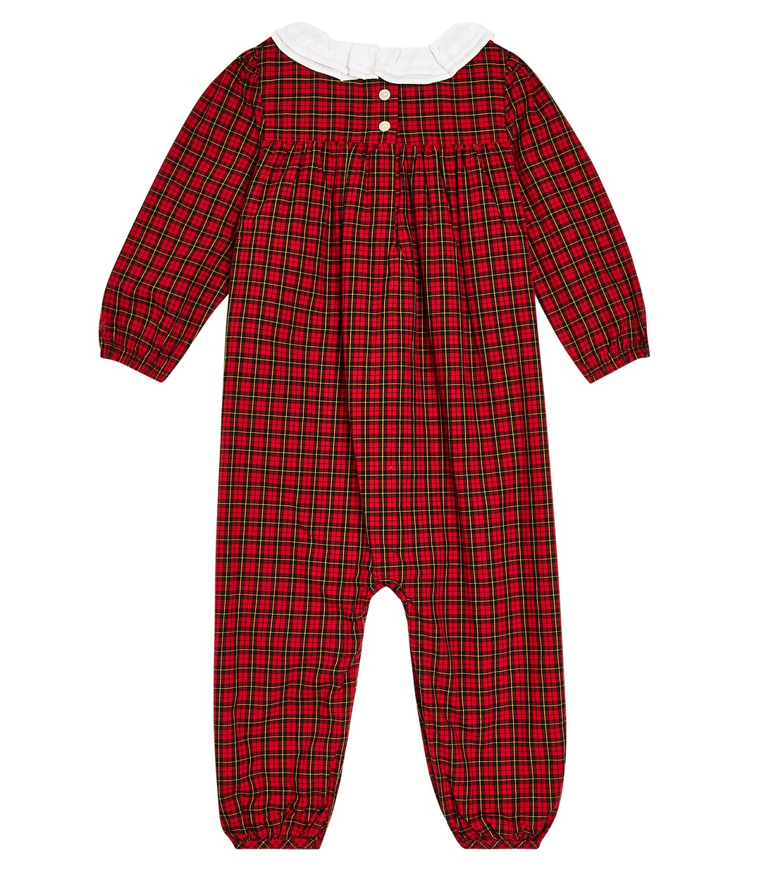 Baby checked cotton playsuit | Polo Ralph Lauren Kids