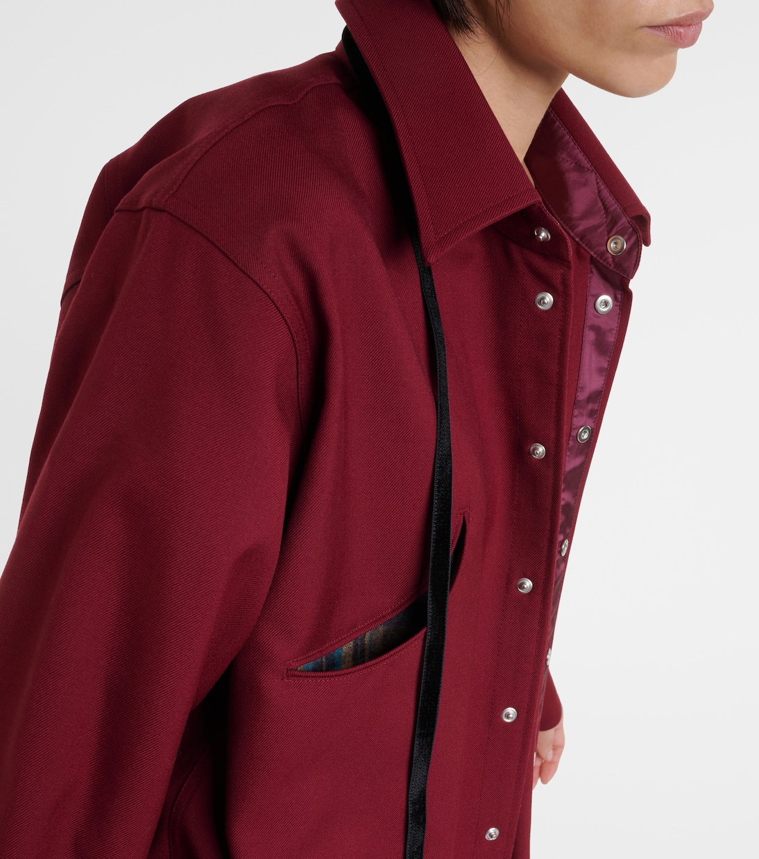 Wendbares Hemd aus Woll-Gabardine | Maison Margiela