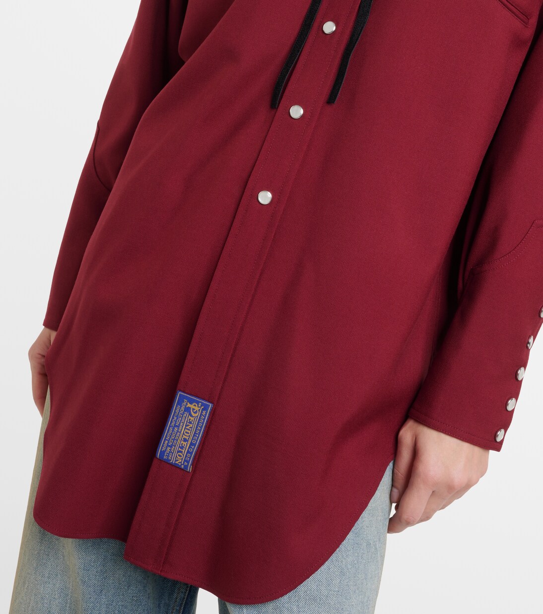 Wendbares Hemd aus Woll-Gabardine | Maison Margiela