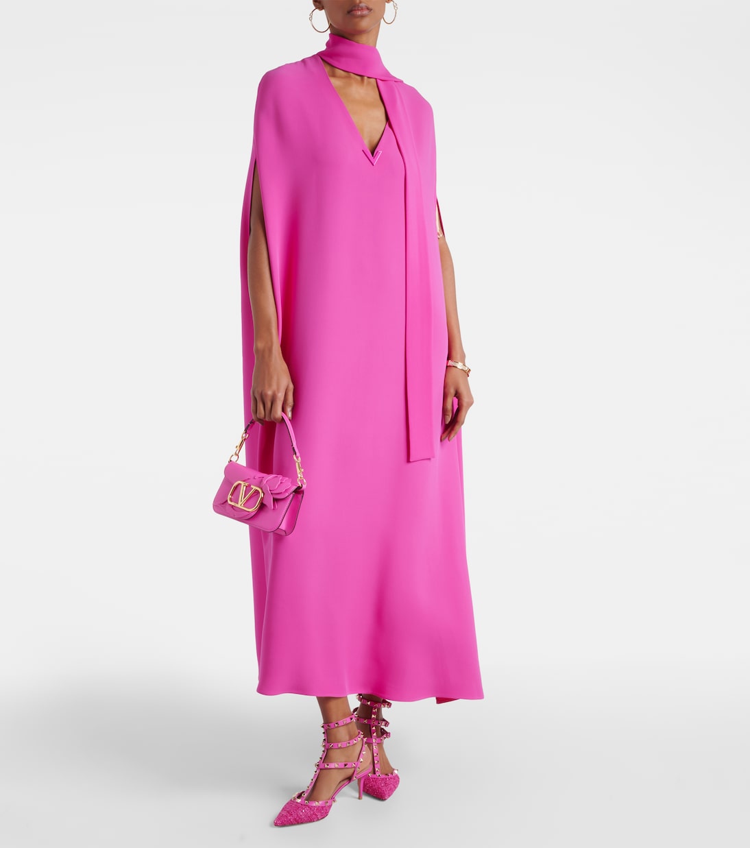 Pumps Rockstud 65 aus Bouclé und Leder | Valentino Garavani