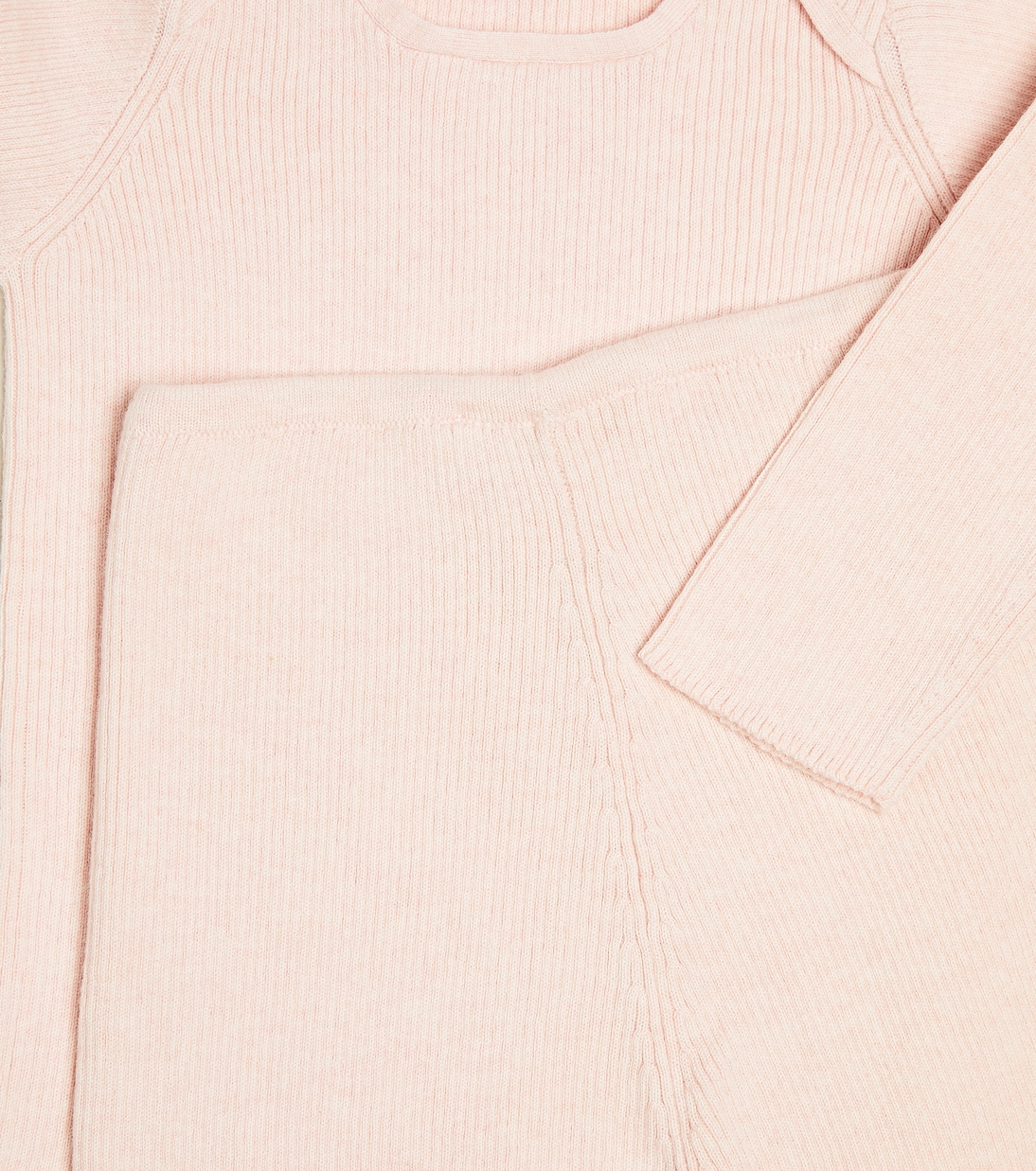 Baby Fili cotton and cashmere sweater and pants set | Bonpoint