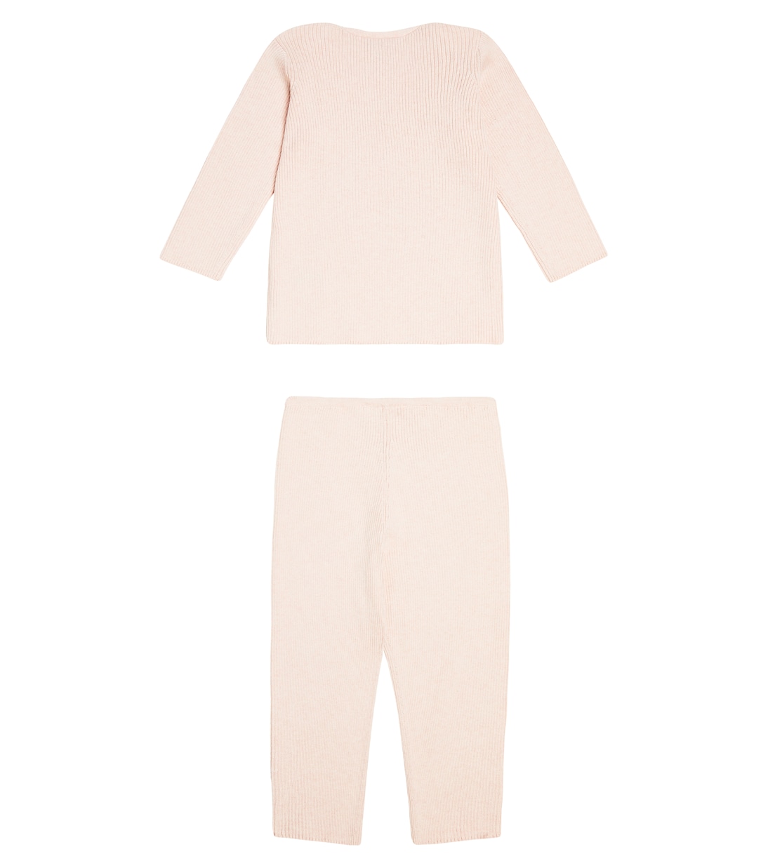 Baby Fili cotton and cashmere sweater and pants set | Bonpoint