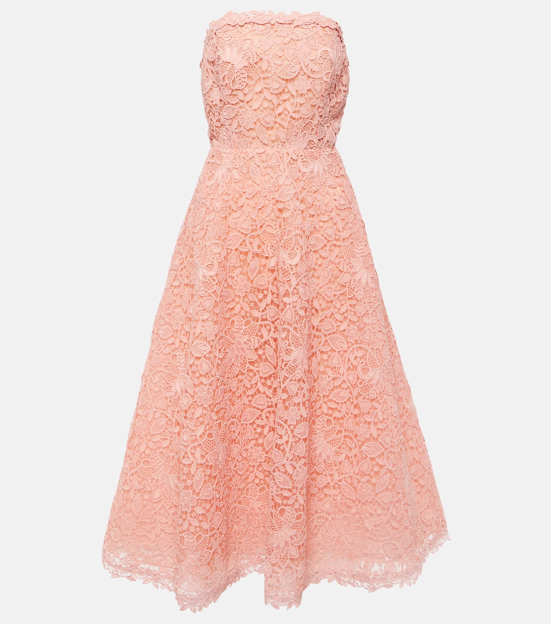 Midikleid aus Guipure-Spitze | Carolina Herrera