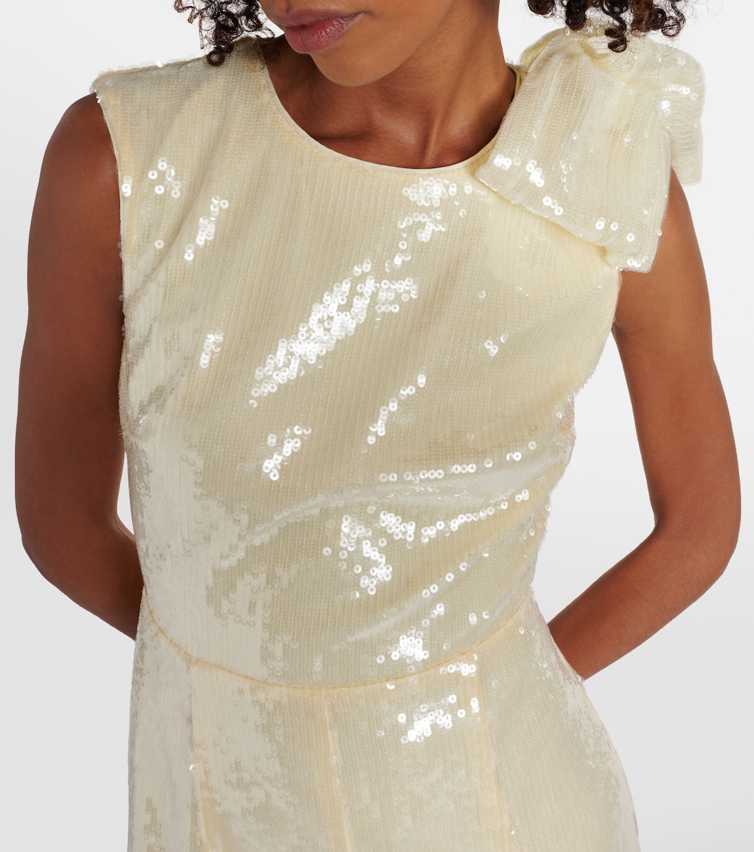 Robe midi à sequins | Roland Mouret