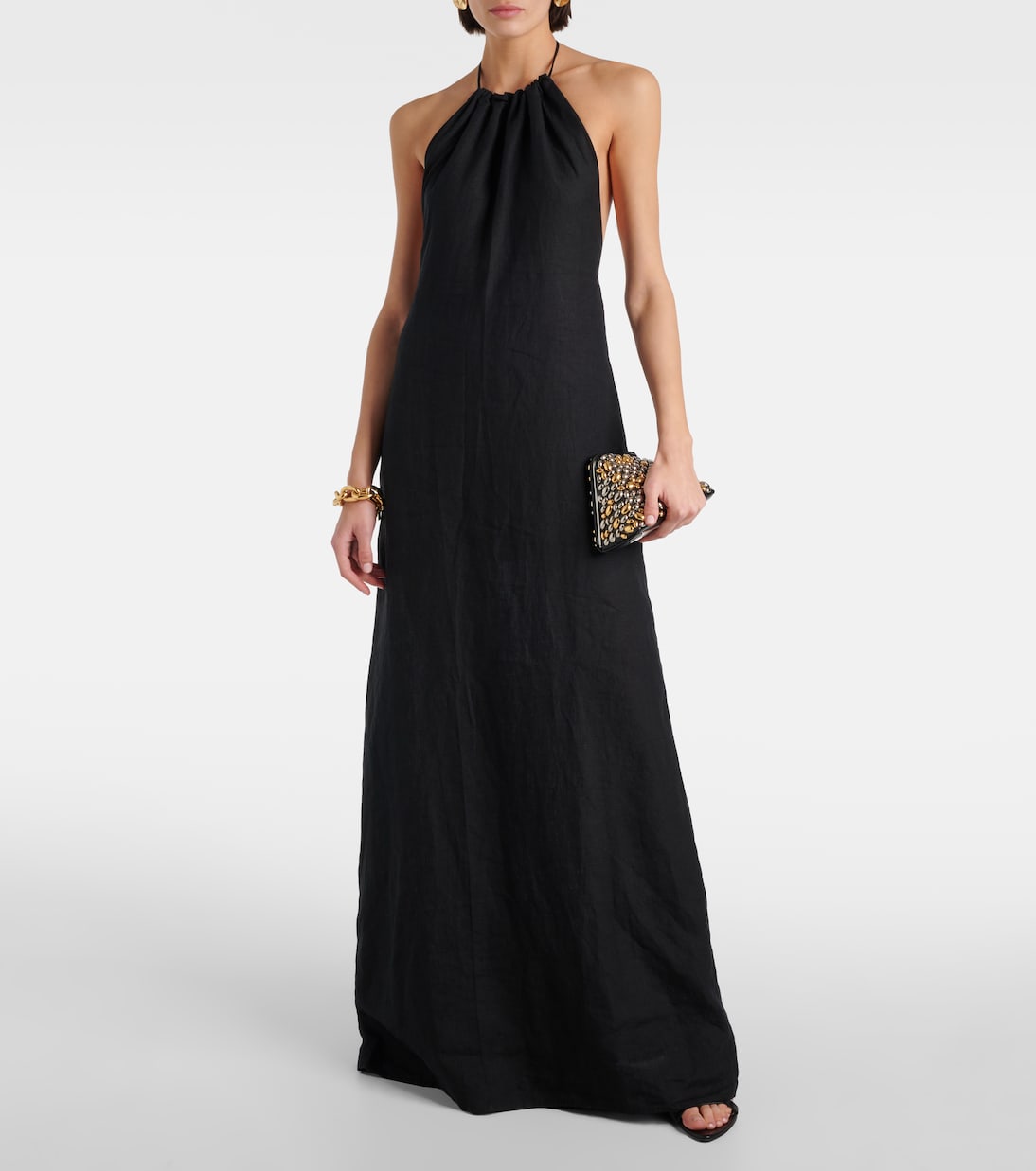 Abito lungo Lelia in lino | Nili Lotan