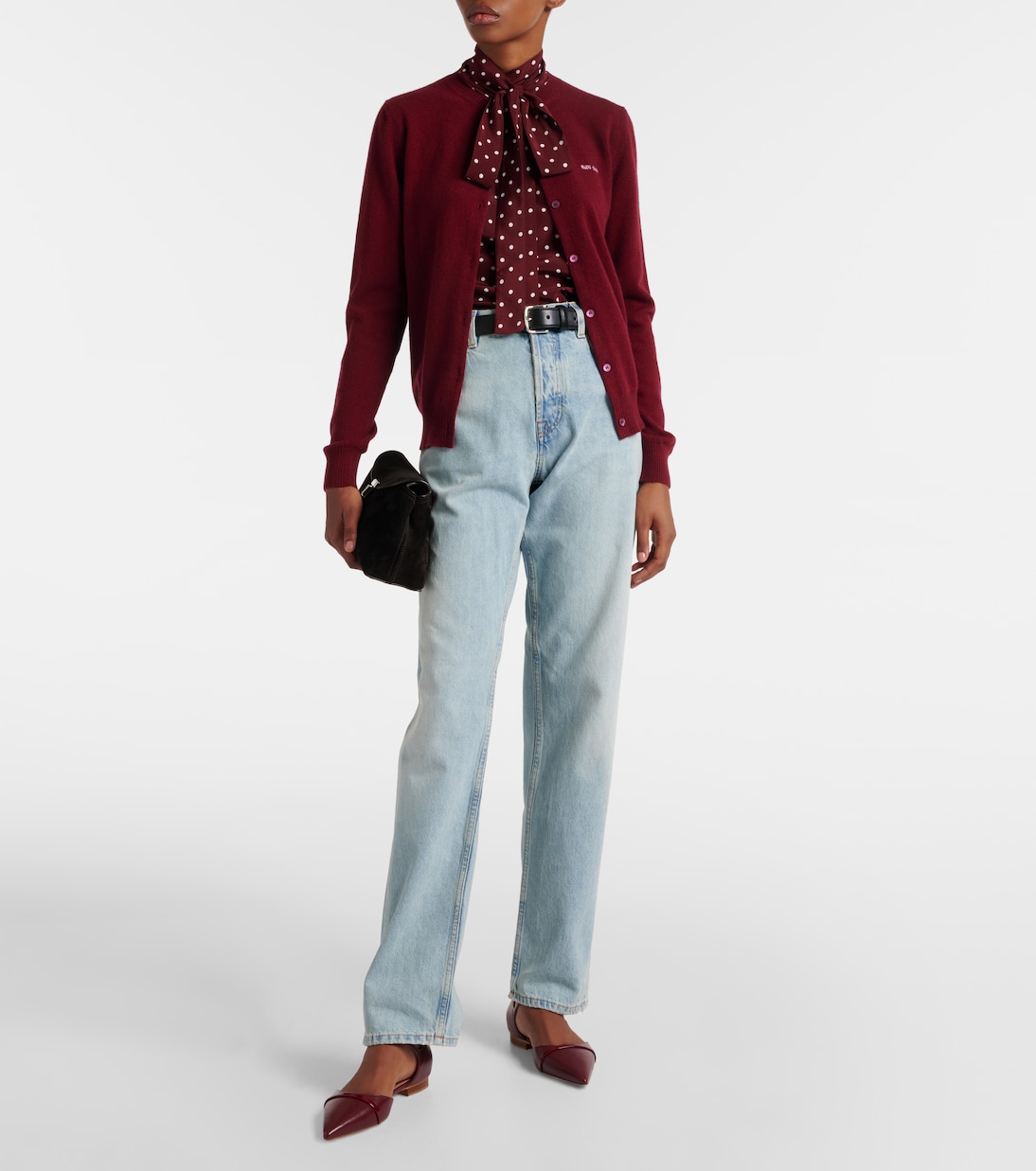 Ulla leather Mary Jane flats | Malone Souliers