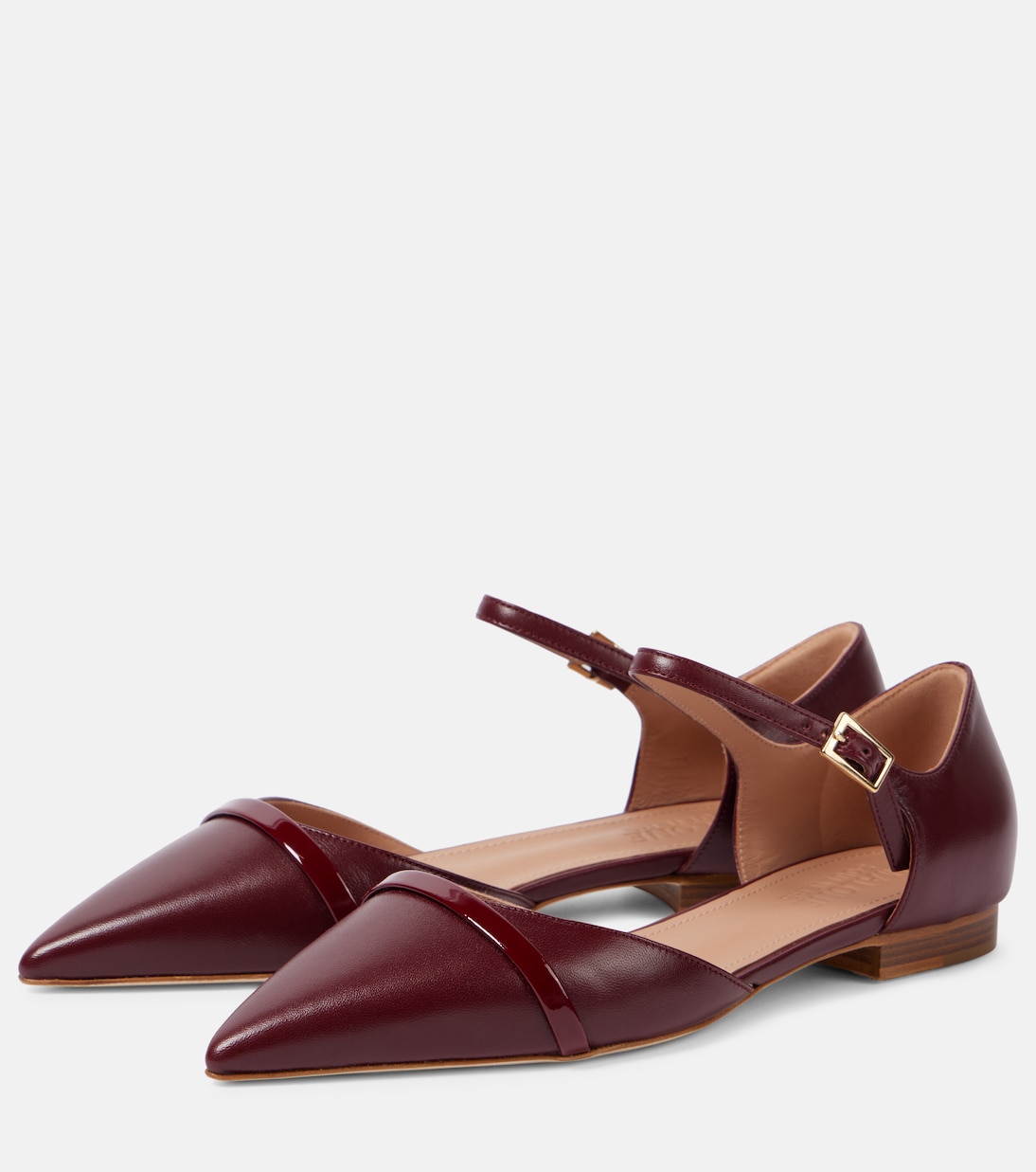 Ulla leather Mary Jane flats | Malone Souliers