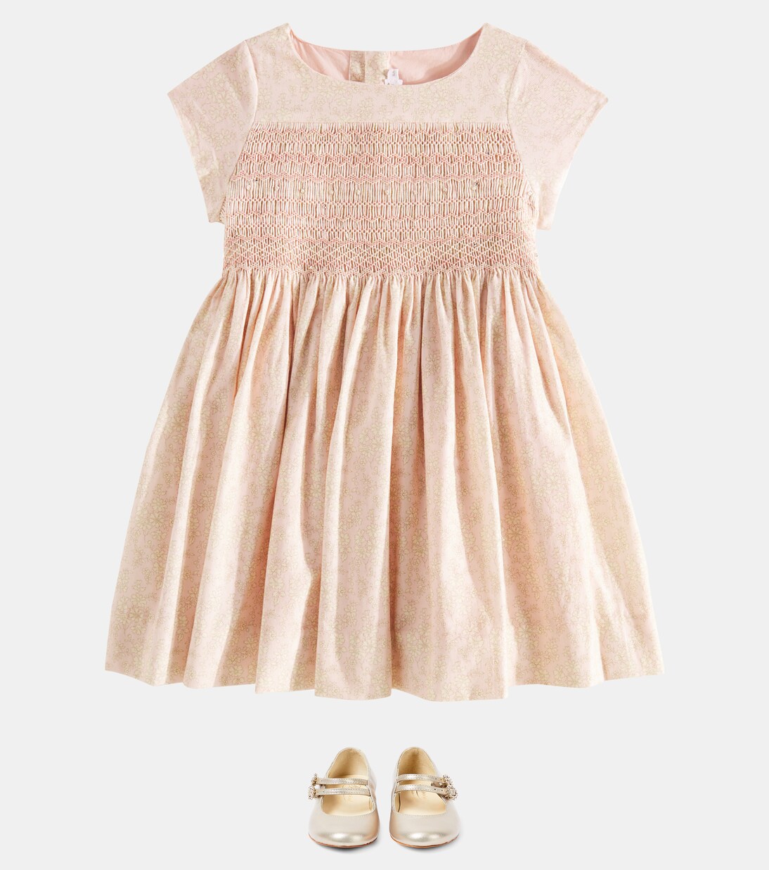 Robe Duchesse en coton à ornements | Bonpoint