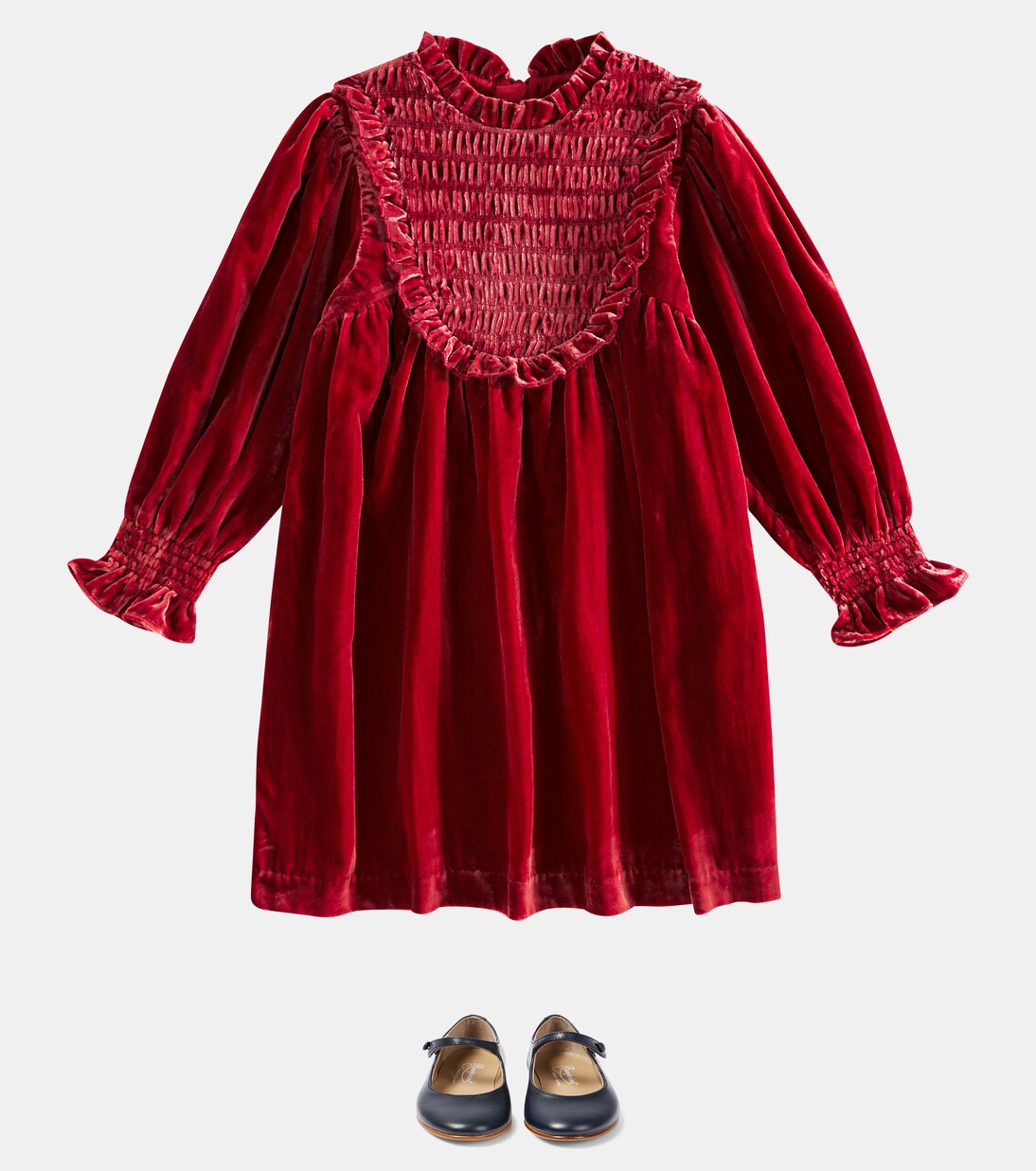 Robe Dolores en velours | C'era Una Volta