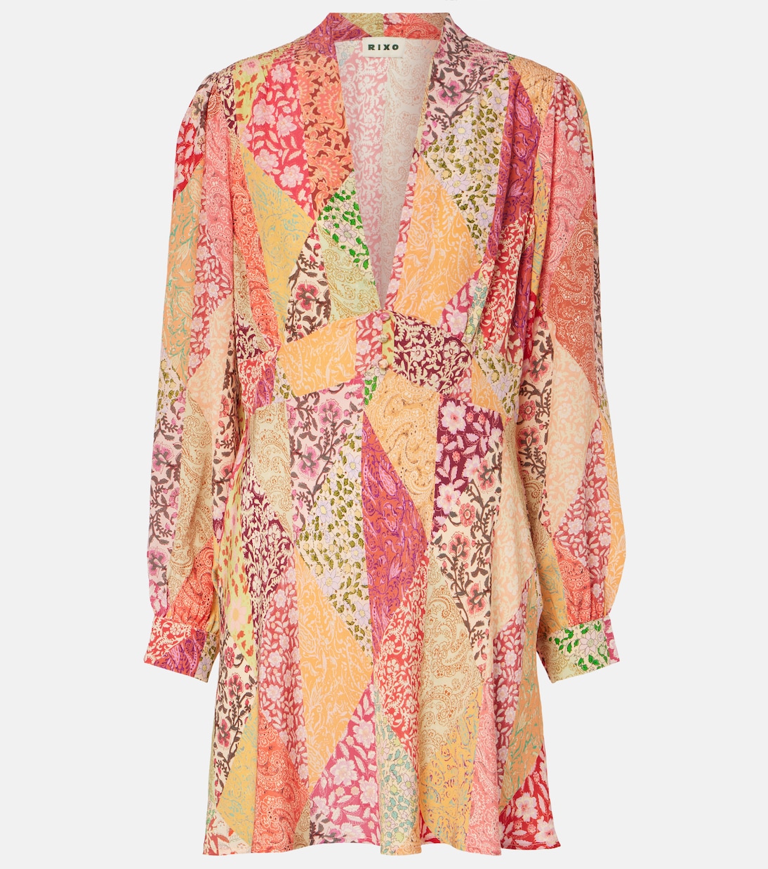 Robe Hebe imprimée en soie | Rixo