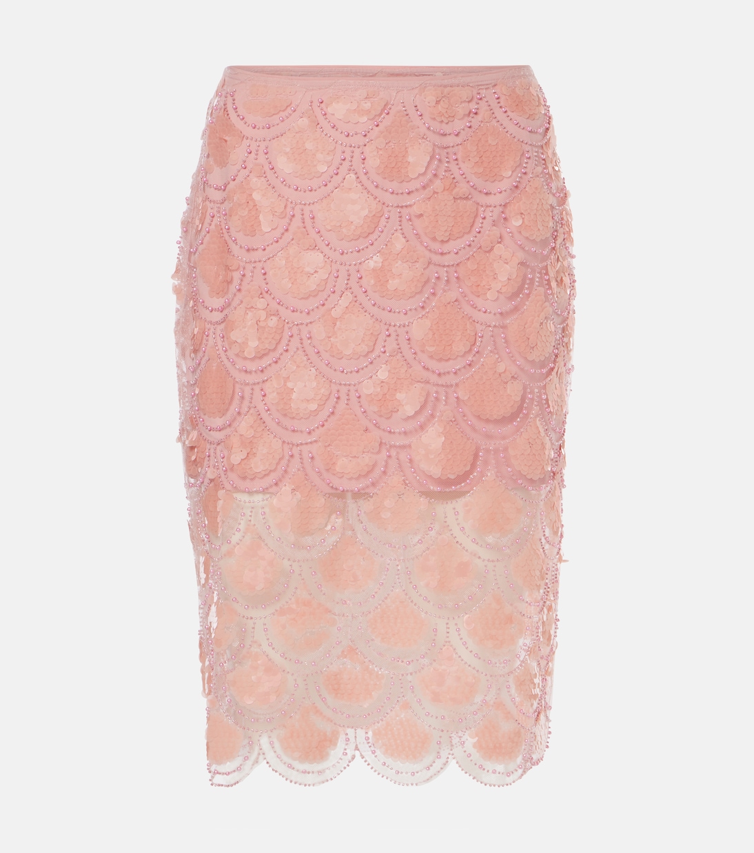 Gonna a tubino con paillettes | Rotate