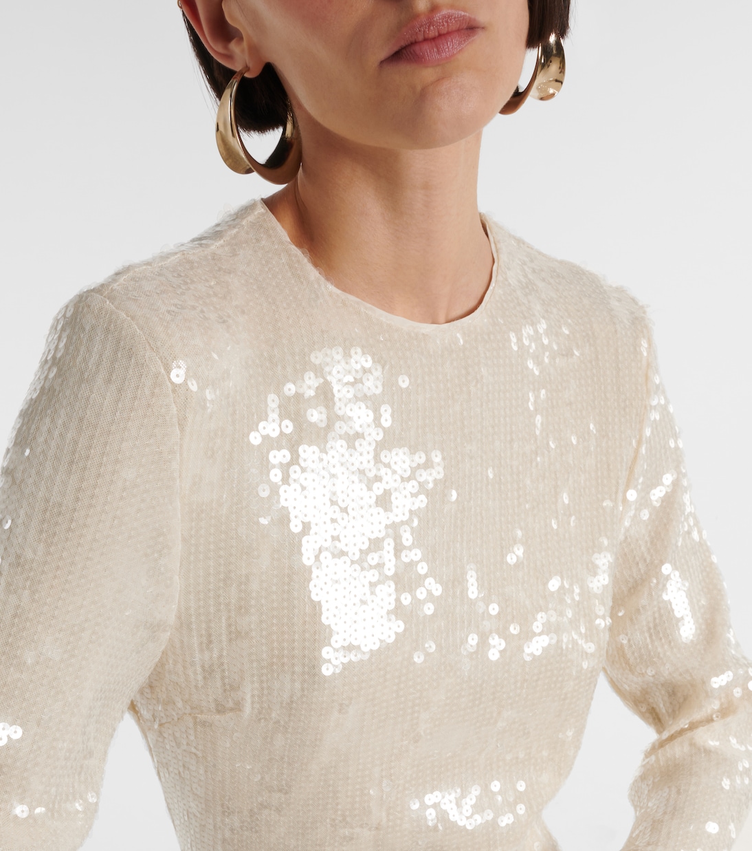 Robe mit Pailletten | Rotate