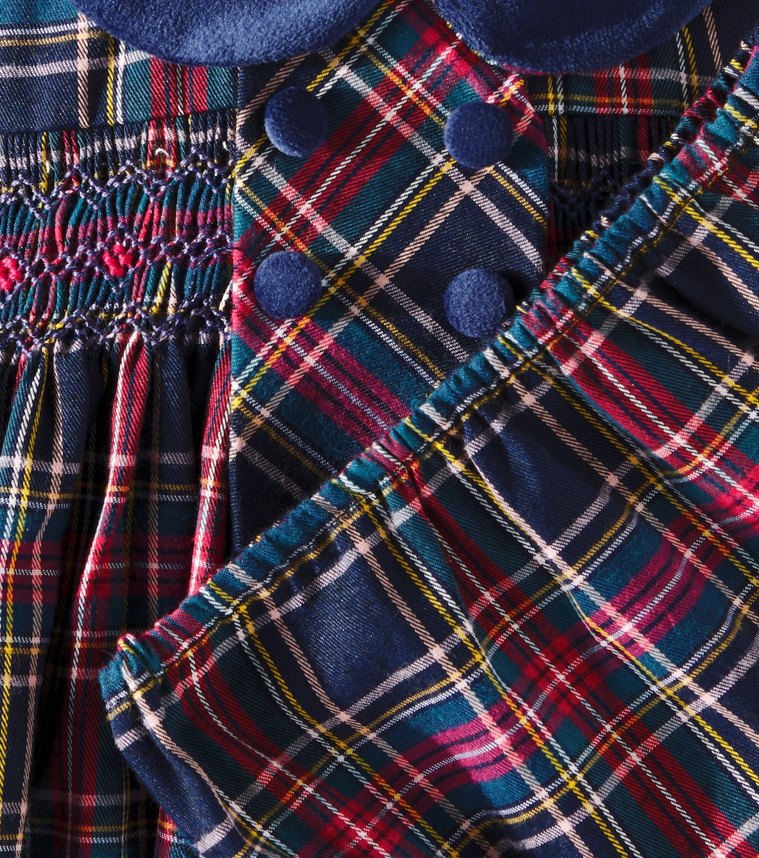 Bébé – Set robe et culotte bloomer Arcadia en coton | La Coqueta