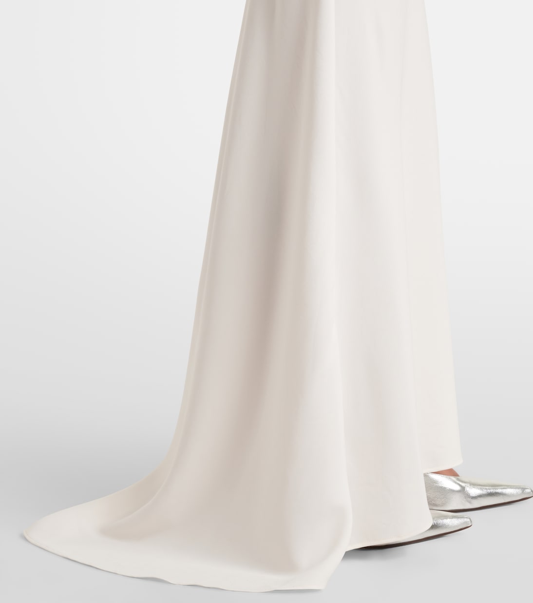 Verzierte Robe Gabrielle aus Crêpe  | Staud