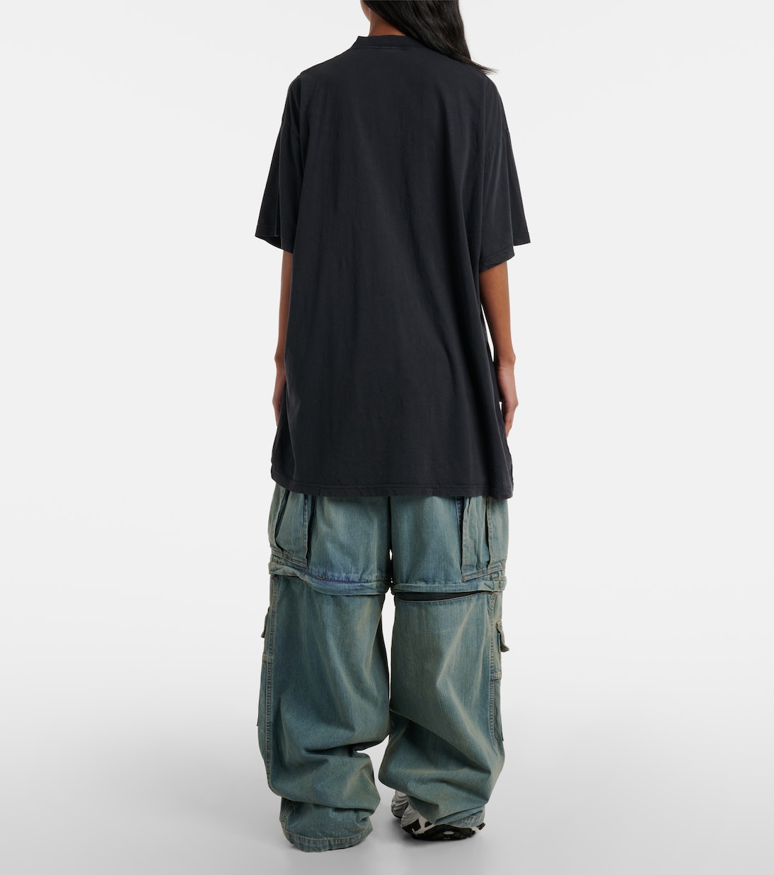 Camiseta oversized Pigalle de jersey estampada | Balenciaga