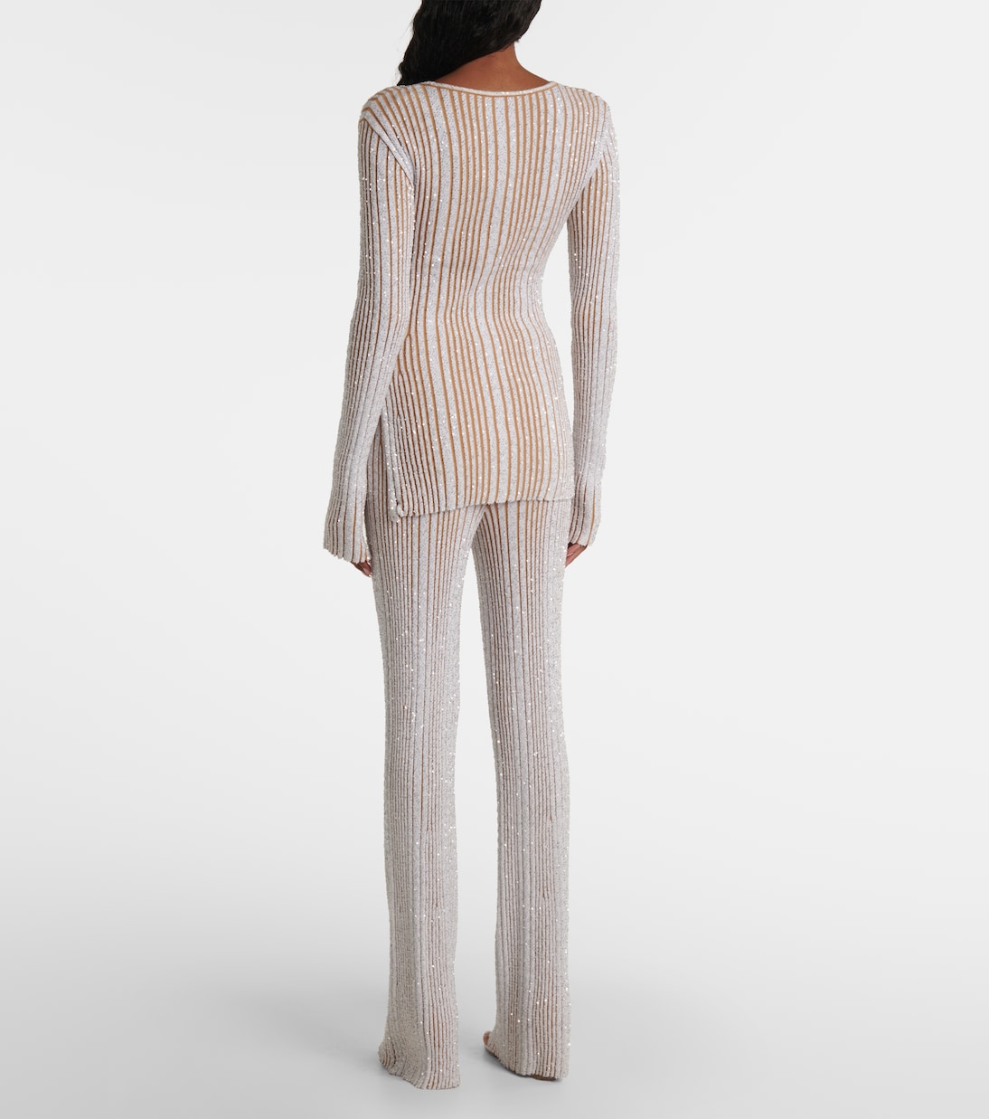 Top aus Häkelstrick mit Pailletten | Missoni