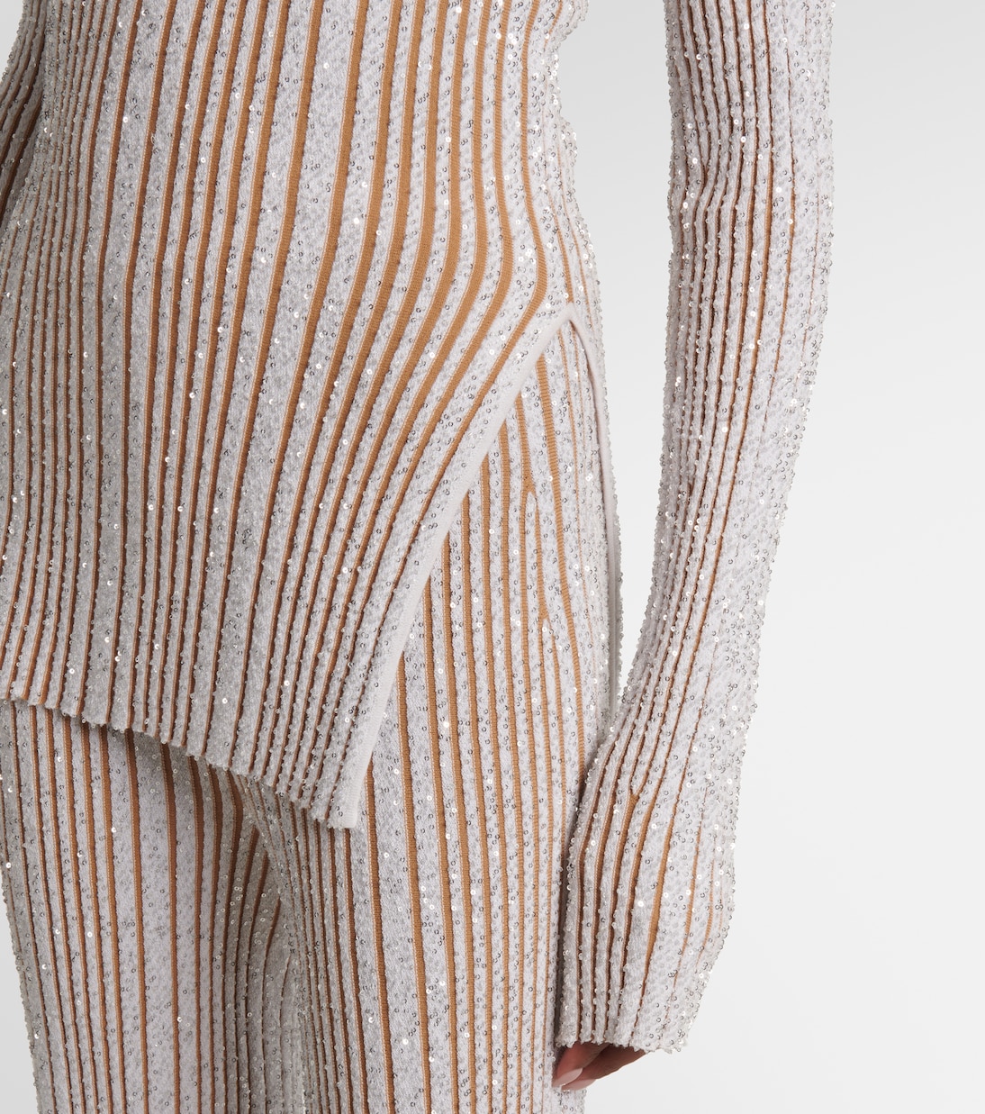 Top aus Häkelstrick mit Pailletten | Missoni