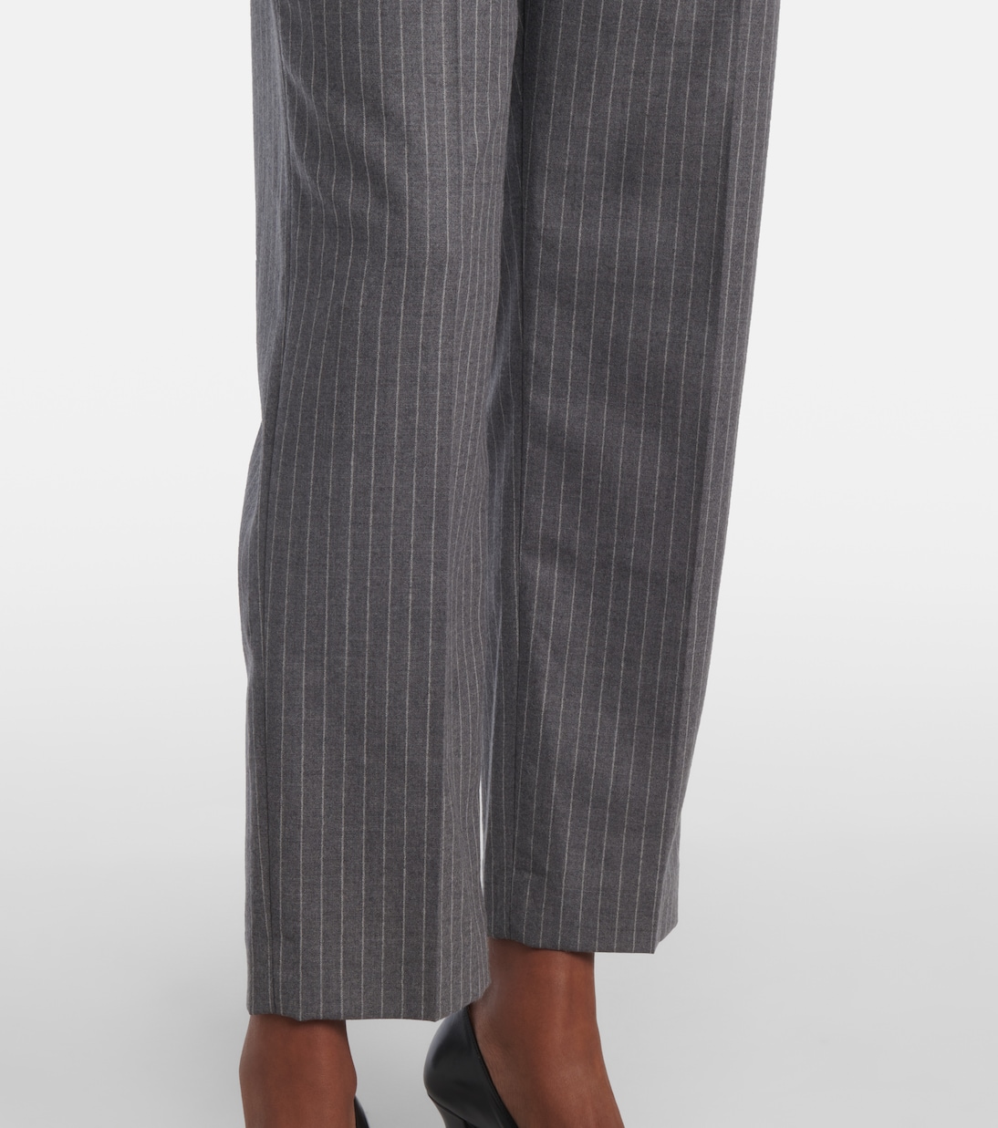 Pantalones tapered Ritana de lana a rayas | Isabel Marant