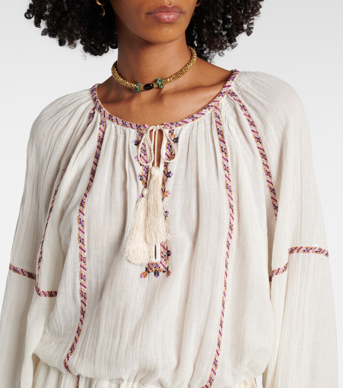 Jupe midi Florenza en coton | Marant Etoile