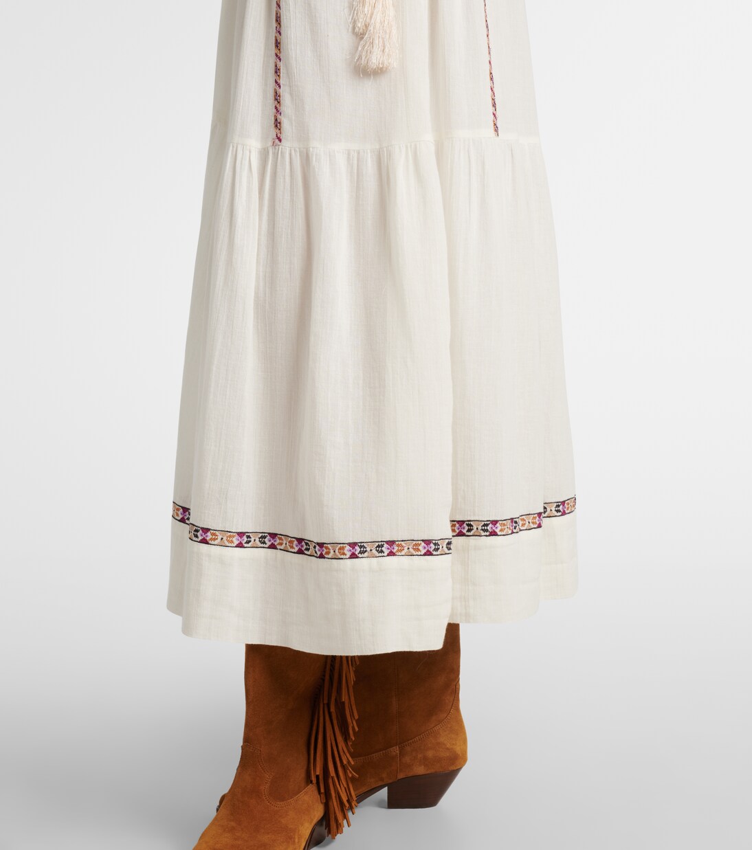 Jupe midi Florenza en coton | Marant Etoile