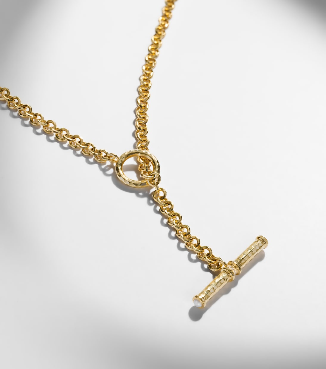 Collana The Lower Coast in oro 18kt con diamanti e perle | Octavia Elizabeth