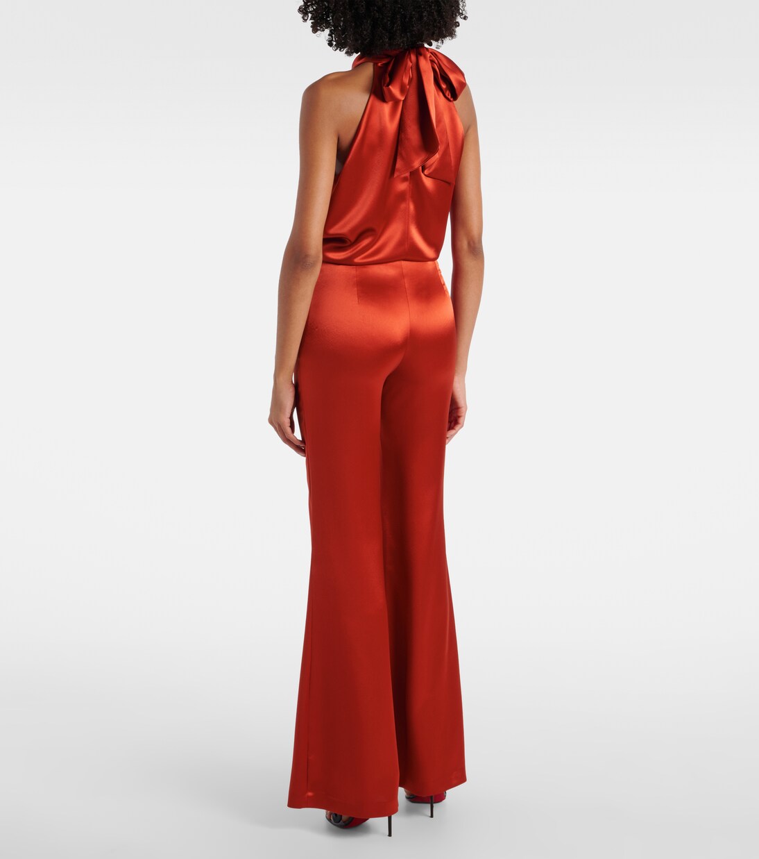 Pantalones anchos Atruvia de satén | Galvan