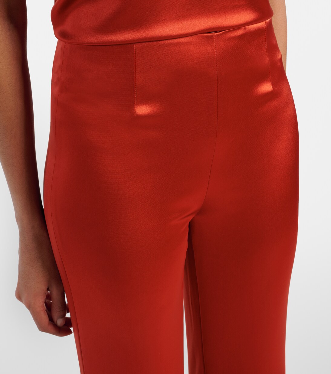 Pantalones anchos Atruvia de satén | Galvan