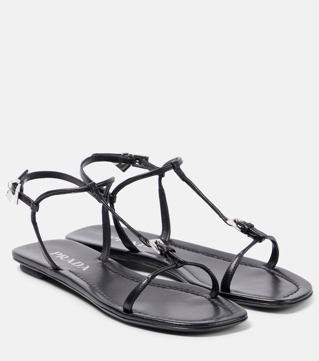 Leather sandals | Prada