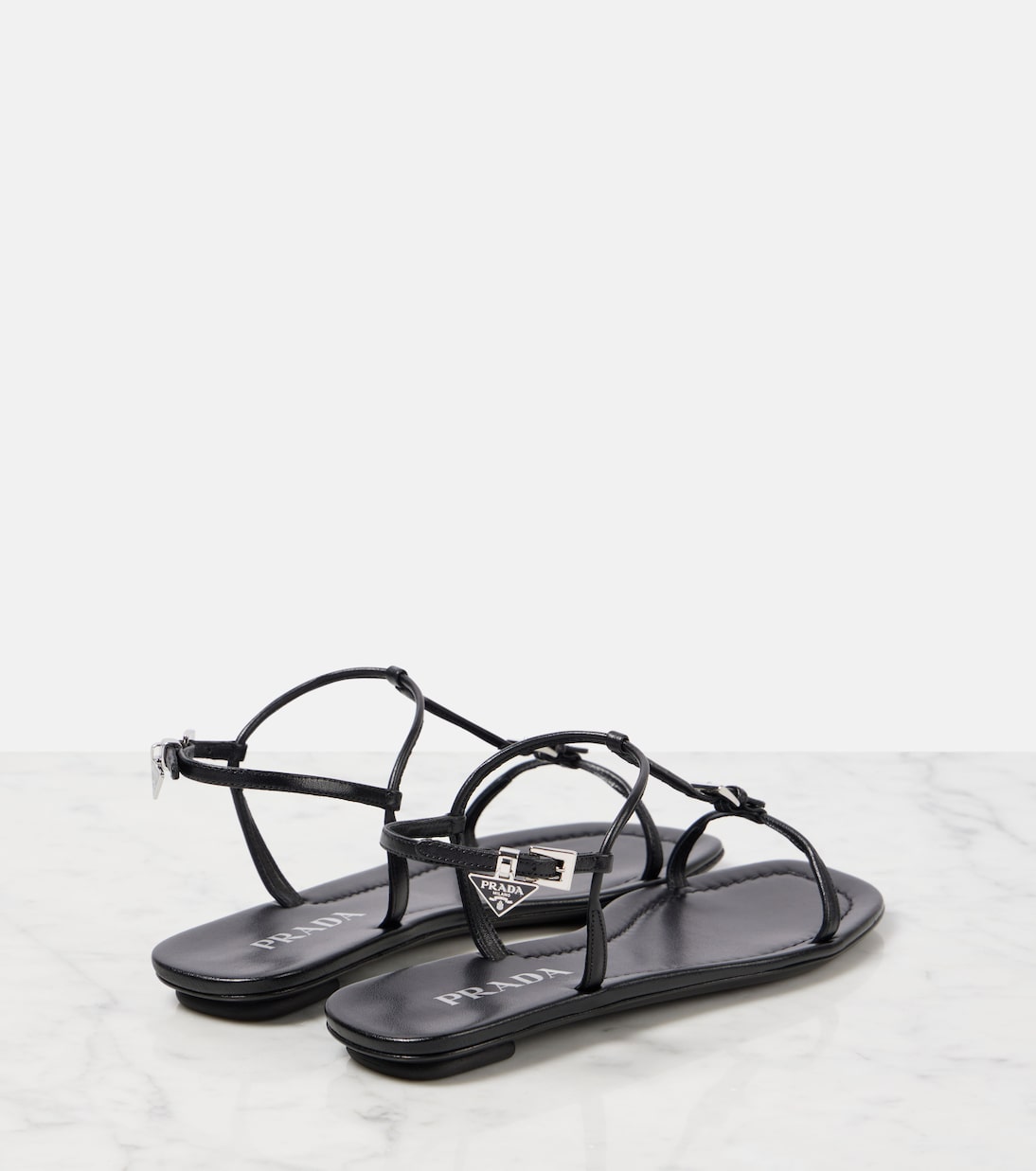 Leather sandals | Prada