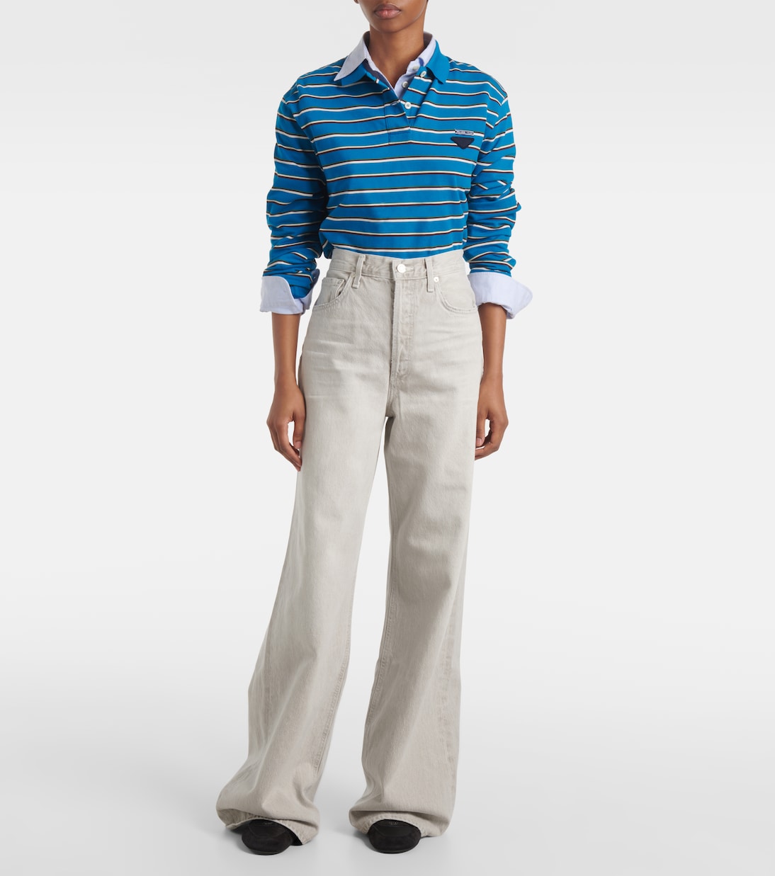 Dame high-rise flared jeans | Agolde