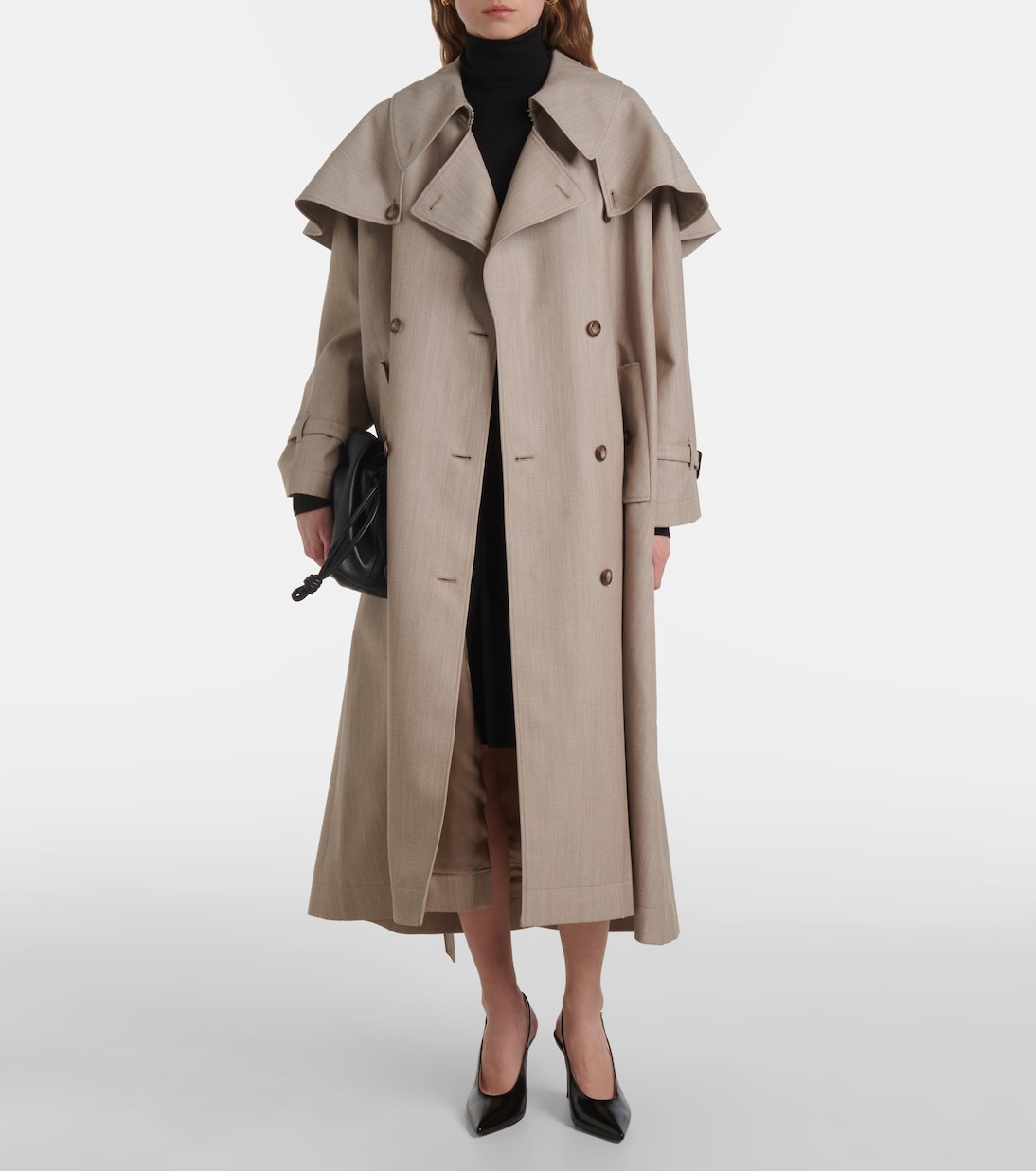 Trench-coat Billie en laine vierge | Altuzarra