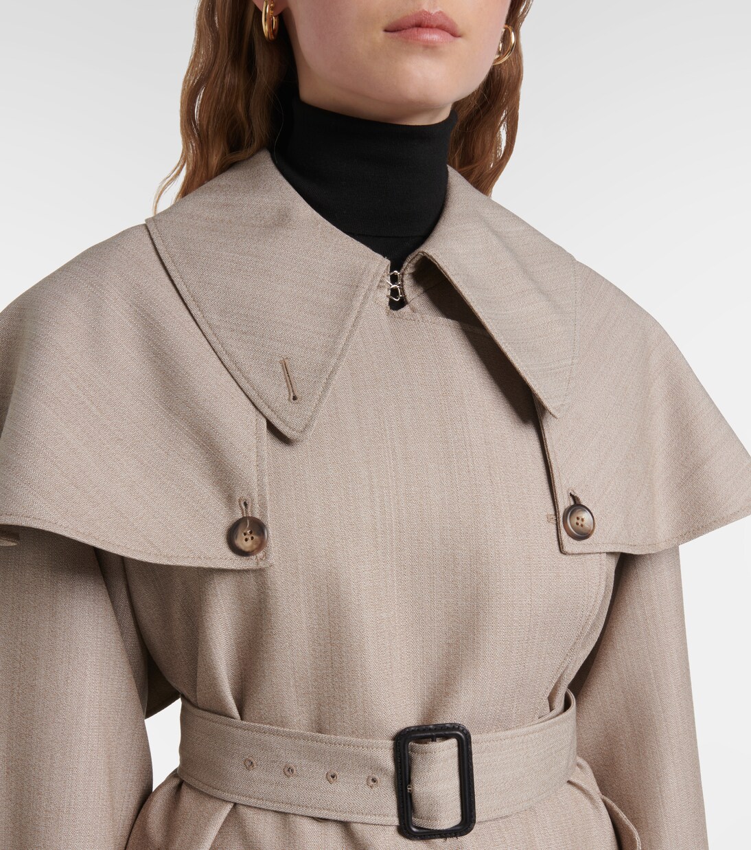 Trench-coat Billie en laine vierge | Altuzarra