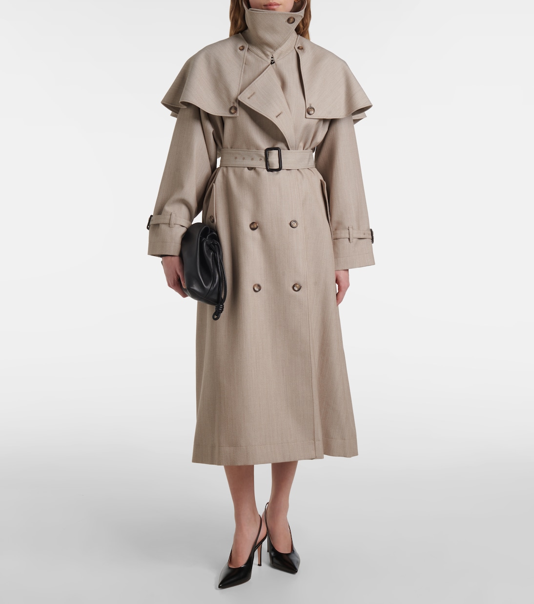 Trench-coat Billie en laine vierge | Altuzarra
