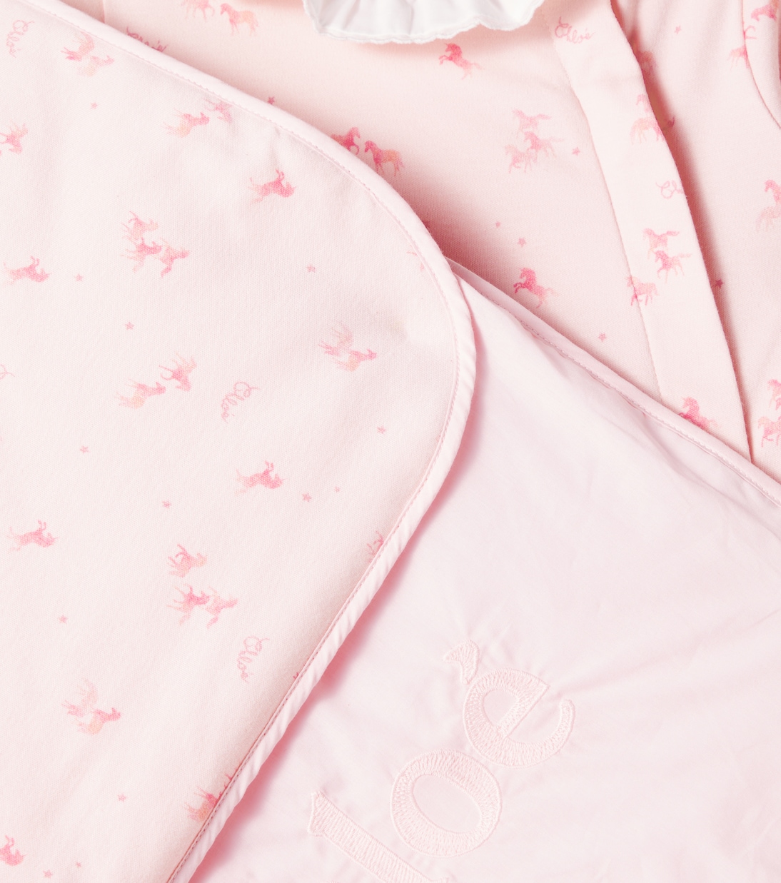 Baby Set aus Strampler und Decke aus Baumwolle | Chloé Kids