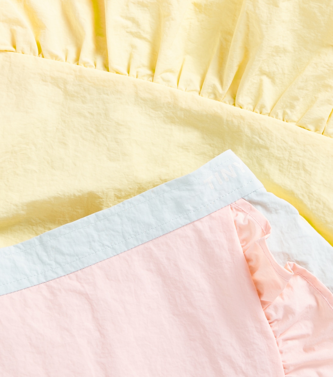 Colorblocked wrap skirt | Tinycottons